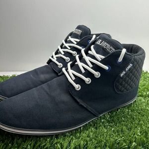 Jack Jones Shoes Mens Size 12 High Top Casual Black High Office Casual Comfort‎